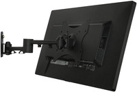 Support mural pour téléviseur hd avec bras articulé, pour écrans plats et moniteurs 13-42 pouces, VESA 75 à 200, Compatible avec RV d'extérieur