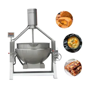 100L Industrial Cooking Pots With Mixer Sauce Curry Paste Planetary Cooking Mixer Machine Caramel Cooking Jacketed Kettle