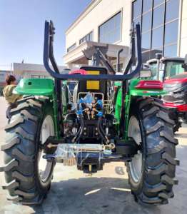 Tracteur compact d'usine 4WD 4x4 machines agricoles 50hp 60hp 70hp 80hp 90hp 100hp tracteur de jardin chargeur frontal CE - Product Image 3