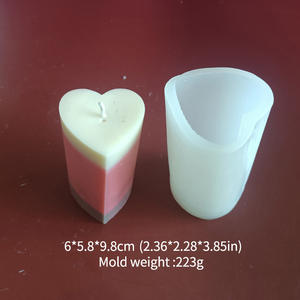 XINCHOUT-Molde cilíndrico de silicona para velas, espiral creativa, fabricación de velas cilíndricas, pilar de aromaterapia, artesanal - Product Image 2