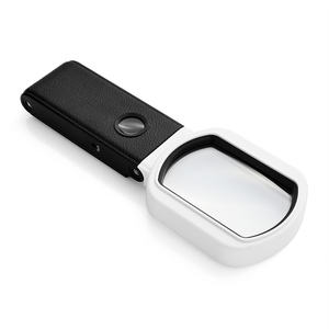 多功能手持三折双镜放大镜带刻度阅读书报仿古纺织品 - Product Image 2