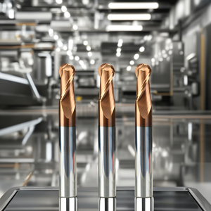 Zanho tùy chỉnh OEM ODM hiệu suất cao hrc55 bóng mũi cacbua cuối nhà máy cắt 4 sáo cho thép không gỉ gang & hợp kim - Product Image 6