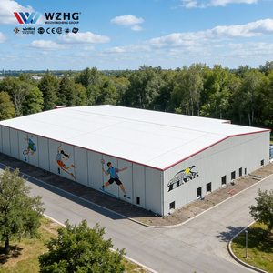 Pabellón de Pádel de Acero Galvanizado, Estructura de Acero Prefabricada Profesional de Gran Altura, Vida Útil de 50 Años, Certificado ISO9001 - Product Image 1