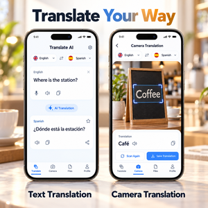 การพัฒนาแอปแปลภาษาด้วย AI ขั้นสูงสำหรับ IOS และ Android พร้อมฟังก์ชันแปลข้อความและแปลเสียง LionCreate - Product Image 3