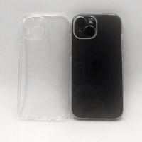 Coque de téléphone transparente antichoc en TPU souple pour iPhone 16 15 14 13 12 Pro Max Mini 11 17 Air Plus