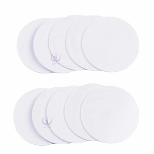 Trống Vòng PVC lập trình <span class=keywords><strong>NFC</strong></span> <span class=keywords><strong>Tag</strong></span> 25 mét đến 50 mét Kích thước rewritable 215 chip QR Mã đồng xu thẻ cho thành viên và thanh toán - Product Image 1