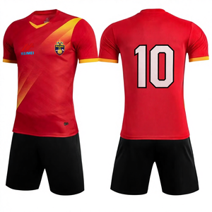 Hochwertiges Polyester-Gewebe Maßgeschneidertes Design Sublimationsdruck Fußballtrikot 2025-2026 Individuelle Fußball-Kits Schnelle Lieferung - Product Image 4