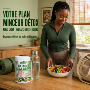 Stock disponible en vente directe d'usine : Shake Détox Minceur aux Plantes (cure de 10 jours), Riche en fibres, Brûleur de graisse - Product Image 4