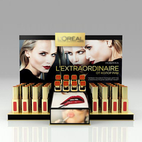 Vietnam usine personnalisé cils cils rouge à lèvres maquillage produit présentoirs comptoir Table acrylique cosmétique présentoir