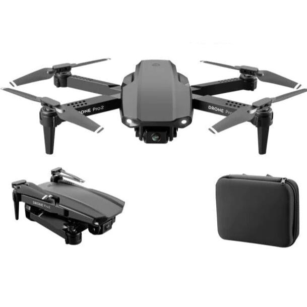 RC Drone E99 Pro 2 Mini 4K Quadcopter with LED Lights Dual Camera WIFI FPV Helicopter Foldable Toys Versus E58 E88 K3 Dron E99