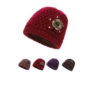 Gorro <span class=keywords><strong>de</strong></span> pescador <span class=keywords><strong>de</strong></span> invierno cálido para mujer, sombrero <span class=keywords><strong>de</strong></span> cubo <span class=keywords><strong>de</strong></span> lana <span class=keywords><strong>de</strong></span> punto para abuela, sombrero grueso para mujer mayor para calentador <span class=keywords><strong>de</strong></span> cabeza <span class=keywords><strong>de</strong></span> mediana edad - Product Image 1