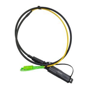 Cable de Prueba con Conector Macho Reforzado OPT a SC/APC, Monomodo Simplex G657A2, <span class=keywords><strong>10</strong></span> Pies (3 Metros), Troncal de 5.0mm para FTTH, FTTA, Estación 5G - Product Image 1