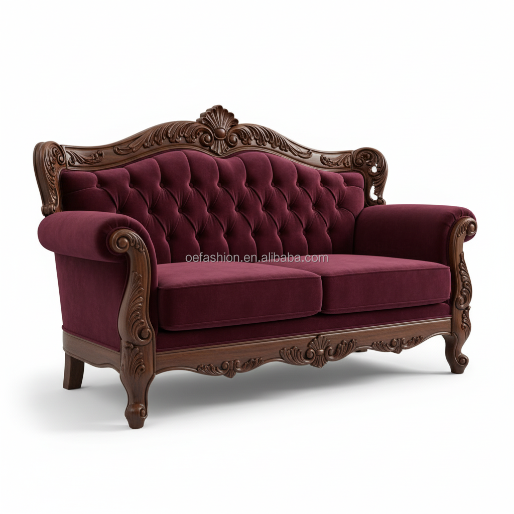 Madera maciza de abedul + chapa de nogal.