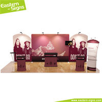 10x20ft 10x10ft Super Populaire Portable Canton Foire Salon Stand Stand d'exposition modulaire mur exposition