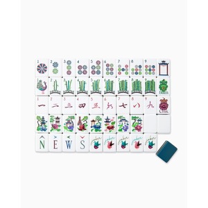 Fichas de Mahjong Americanas Personalizadas de 160 Piezas, Fichas de Juego Acrílicas Grabadas de Lujo de 4 Capas, Estilo Moderno para Entretenimiento en el Hogar - Product Image 2