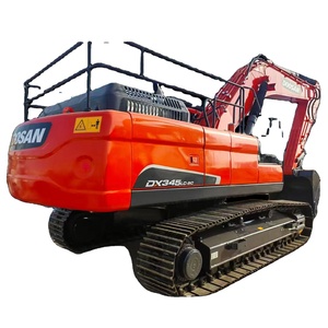 Excavatrices Doosan DX345 d'occasion, 34,5T, machine de construction, origine coréenne, certifiées CE, avec accessoire de préhension - Product Image 1