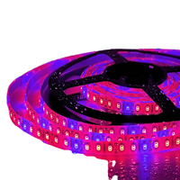 Lampu Tanam LED Strip 5050 SMD IP65/20 Tahan Air Spektrum Penuh Tembaga 10W untuk Tanaman Indoor, Rumah Kaca, Akuarium, Bunga, dan Sayuran