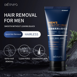 Crème dépilatoire permanente coréenne pour hommes, marque privée OEM, meilleure crème dépilatoire rapide en 5 minutes pour peaux sensibles, aisselles et visage - Product Image 2