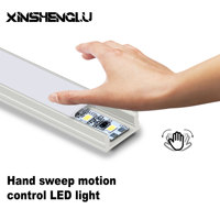 Módulo de Interruptor con Sensor de Movimiento Manual de 12V para Iluminación de Tiras LED |   Perfil de Aluminio de 10 mm Sin Área Oscura, Controlador Inteligente