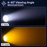 Projecteur LED à tête mobile DMX 8 couleurs + blanc CTO 600W 800W pour scènes, studios, théâtres, salles de conférence