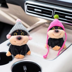 Boneka anak anjing mobil mewah dekorasi kopling penyeka mobil saklar sinyal belok dekorasi boneka penyeka mobil anjing Kawaii - Product Image 4