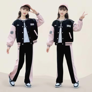 <span class=keywords><strong>Ropa</strong></span> <span class=keywords><strong>de</strong></span> béisbol <span class=keywords><strong>para</strong></span> niñas, trajes <span class=keywords><strong>de</strong></span> primavera y otoño, nueva tendencia <span class=keywords><strong>de</strong></span> <span class=keywords><strong>moda</strong></span>, conjuntos deportivos <span class=keywords><strong>de</strong></span> algodón <span class=keywords><strong>para</strong></span> jóvenes, trajes <span class=keywords><strong>para</strong></span> <span class=keywords><strong>adolescentes</strong></span>, <span class=keywords><strong>ropa</strong></span> <span class=keywords><strong>para</strong></span> niños - Product Image 1