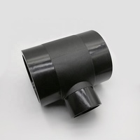 Raccord en T réducteur à fusion bout à bout pour tuyaux HDPE, en polyéthylène thermofusible haute pression, diverses tailles, prix usine