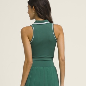 Débardeurs de sport pour femmes, personnalisables avec logo, en coton et polyester respirants, pour l'été et le tennis - Product Image 6