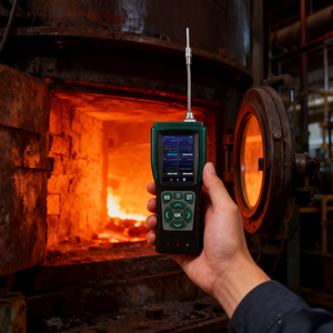 Tragbarer 4-in-1 Gasdetektor für CH4, O2, H2S, NH3, Handmonitor für Ofenbereiche und Metallurgische Anlagen - Product Image 1