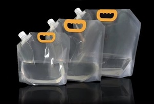 Bán buôn tùy chỉnh cấp thực phẩm nhựa nước Pouch 1L 3L 5L 10L đứng lên ráp đồ uống <span class=keywords><strong>container</strong></span> với vòi cho Vodka - Product Image 5