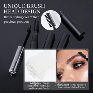 Crayon à <span class=keywords><strong>sourcils</strong></span> double embout naturel avec brosse applicatrice, waterproof et longue tenue, pour rehausser et fixer les <span class=keywords><strong>sourcils</strong></span> - Product Image 4