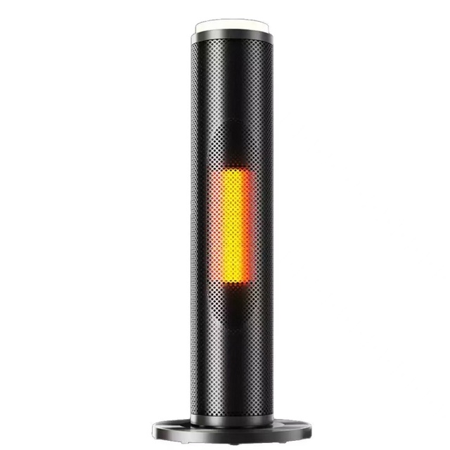 Wholesale Tower 2000W PTC Electric Room Heater Fast Heating Flame Effect Household Plastic Freestanding EU/UK Plug 220V