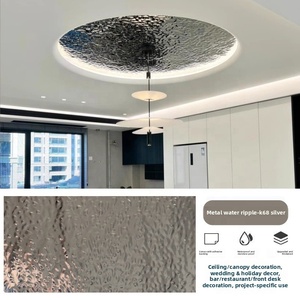 <span class=keywords><strong>Film</strong></span> Métallisé Design Moderne et Simple Imperméable pour Plafond de Magasin KTV Hôtel Mariage Autocollant Or Argent - Product Image 6