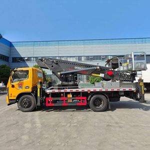 รถบรรทุกติดตั้งกระเช้าไฟฟ้ายี่ห้อ Dongfeng Furika ขนาด 36 เมตร มาตรฐานยูโร 6 สำหรับซ่อมไฟถนนและงานวิศวกรรมเทศบาล - Product Image 4