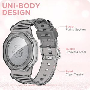 <span class=keywords><strong>Custodia</strong></span> per tracker GPS Anti-smarrimento con braccialetto regolabile per bambini <span class=keywords><strong>Air</strong></span> Tag TPU braccialetto trasparente per <span class=keywords><strong>Apple</strong></span> airtag - Product Image 4