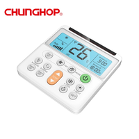 K-660E LCD Remote Control AC Universal dengan Timer Otomatis, Lampu LED, dan Pengunci Suhu untuk AC Dinding