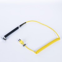 Thermocouple OEM ODM avec poignée ergonomique en forme de pistolet et sonde en platine rhodium pour des mesures de précision jusqu'à 1800 °C ° C dans la recherche