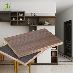 Contreplaqué mélaminé <span class=keywords><strong>en</strong></span> chêne blanc 18 mm 4x8 Feuille stratifiée Bureau de bureau Armoire de cuisine Panneau de carcasse - Product Image 1