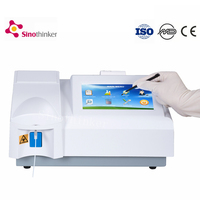 Portable Semi-auto Chemistry Analyzer Automatic Biochemistry Analysis Clinic Lab Equipment Blood Machine Veterinary Instrument