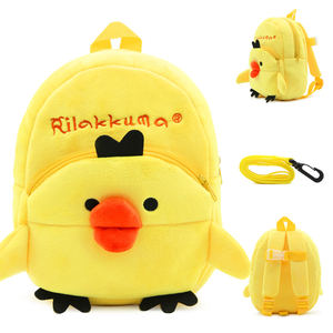 Fluffy Plush <b>Cartoon</b> <b>Backpack</b> for Kids with Zipper Closure Unisex Design - Product Image 3