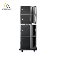 Système de sonorisation de scène L-solution A15 Pro avec haut-parleur passif bidirectionnel néodyme 15 pouces 700W/1500W et subwoofer KS21 pour ligne de basses