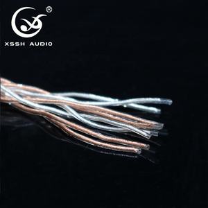 헤드폰 오디오 동축 케이블 3.5mm 구리 은 혼합 DIY 8코어 OCC+AG YIVO XSSH OEM ODM 차량 및 마이크용 - Product Image 6