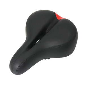 Selle de vélo avec grand trou central, douce et confortable, noire et bleue, unisexe, pour adultes, VTT, toutes saisons - Product Image 2