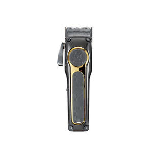 Tondeuse à cheveux Komei Km2352, corps métallique de 17 cm, moteur sans balais, rechargeable, pour usage domestique et professionnel - Product Image 4