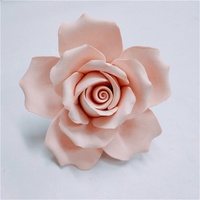 Fleur de pivoine en céramique parfumée, rose en céramique sculptée à la main, pierre diffuseur d'aromathérapie en plâtre