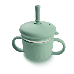 Stainless Steel <b>Kids</b> Cups with Straws Lids Spill-Proof Design Eco-Friendly & Portable Baby Cups with Silicone Sleeve for <b>Kids</b> - Product Image 1