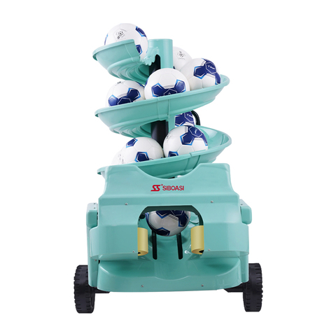 SIBOASI F2101A Soccer Training Practice Machine Football  Automatic Keeper Practice Football Machine Launcher