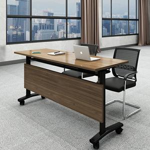 Bàn gấp đa năng hiện đại, dùng cho trường học, phòng tập, chơi game, làm việc, văn phòng, kèm ghế, bàn laptop di động - Product Image 4