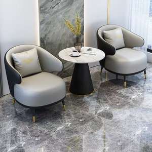 Conjunto de Mesa y Sillas para Restaurante, Cafetería, Bar, Salón de Belleza, Tienda de Ocio, Mesa para Postres y Música - Product Image 4