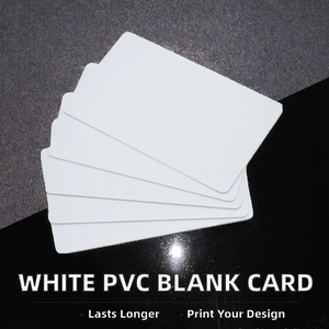 Tarjeta de PVC Blanca Laminada CR80 de Alta Calidad, Impresa en Offset, Tarjeta de Agradecimiento de Plástico - Product Image 4